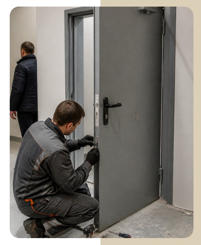 Ремонт противопожарной двери в Новокузнецке по цене 6678 р. | ДвериЛегко-Нвк