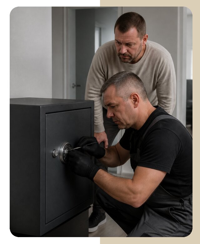 Аварийное открытие сейфа в Новокузнецке по цене от 5651 р. | ДвериЛегко-Нвк