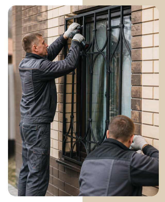 Установка решеток в дом в Новокузнецке по цене от 3596 р. | ДвериЛегко-Нвк