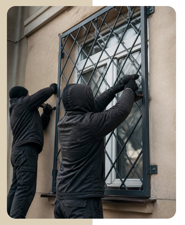 Установка антивандальных решеток на окна в Новокузнецке